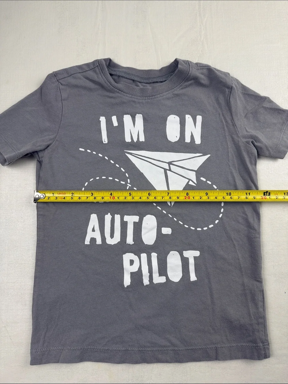 Boys T-shirt Bundle OshKosh B'gosh Gray Auto-Pilot Gildan Blue 'NO' Graphic 3T